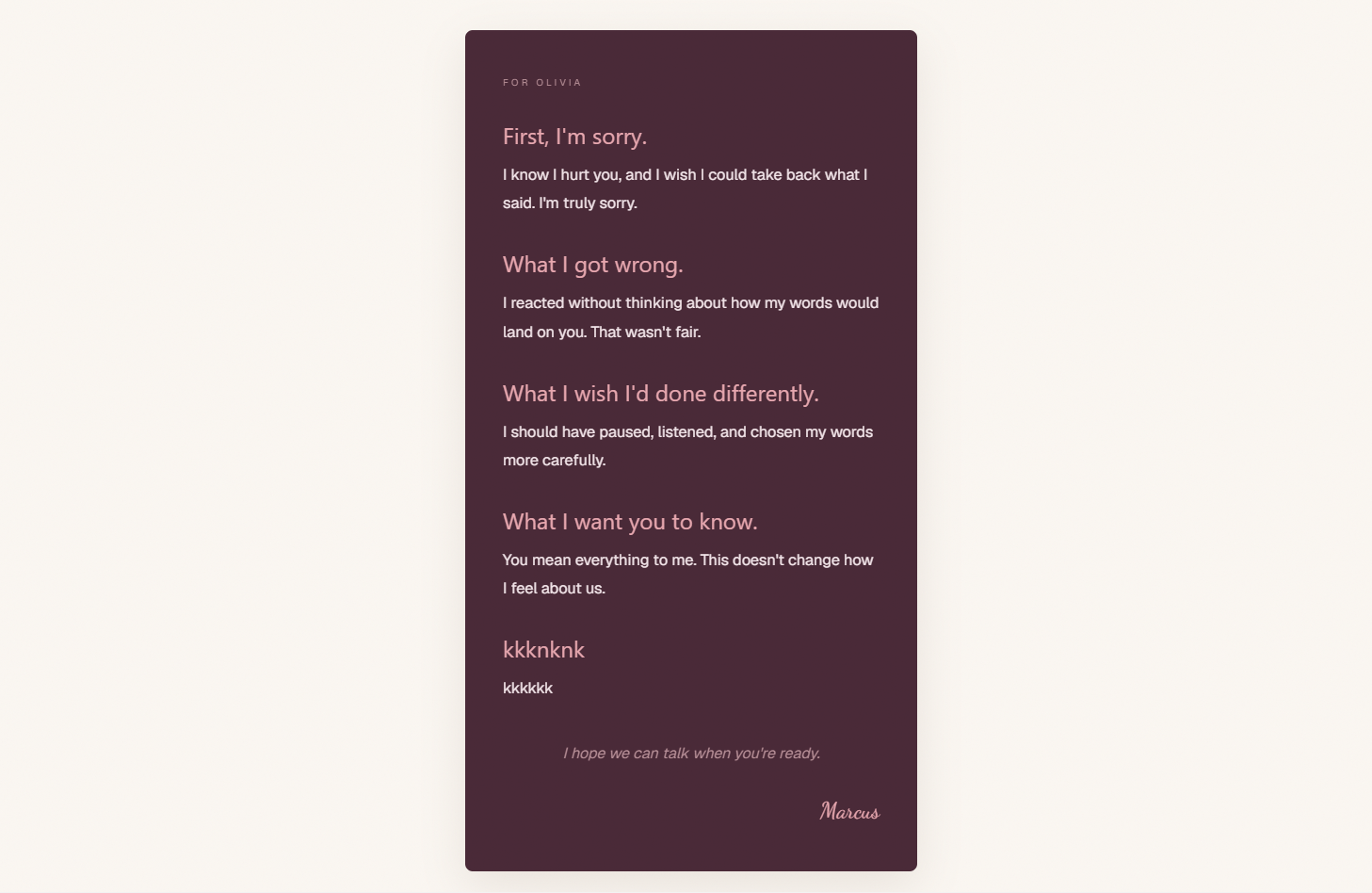 The Love Letter preview